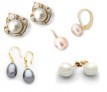 Pearls Earrings in Gold
