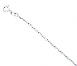 Sterling Silver Box Chain 16 Inch