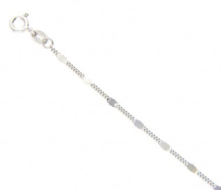 Sterling Silver Curb Chain 18 Inch