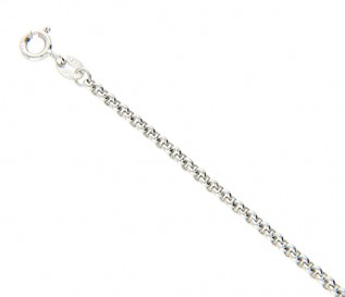 Sterling Silver Belcher Chain 22 Inch