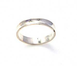 Men's Plain Silver Ring