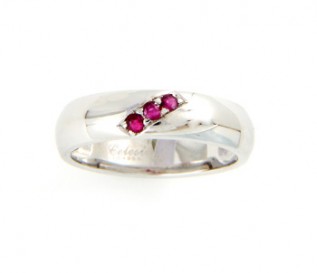 Ruby 925 Silver Band
