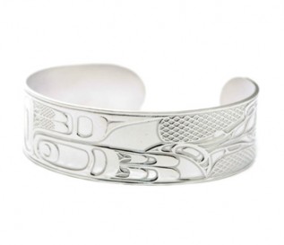 925 Silver Patterned Cuff