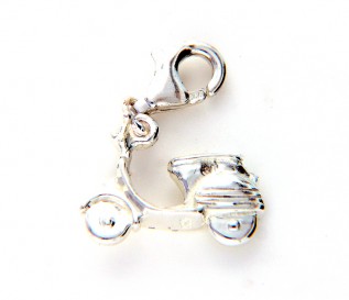 Sterling Silver Scooter Charm