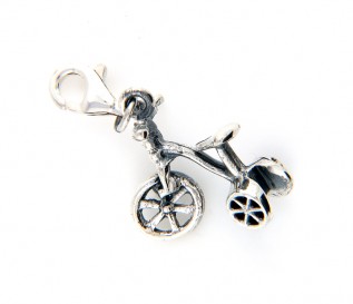 Sterling Silver Tricycle Charm