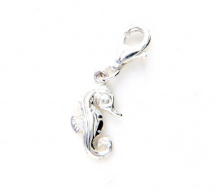 Sterling Silver Seahorse Charm