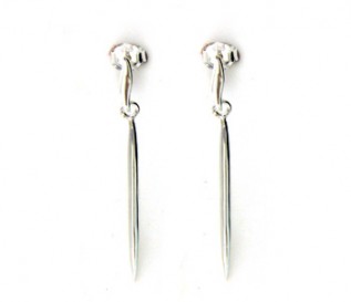 925 Sterling Silver Needle Earrings