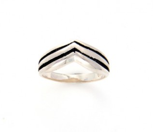 925 Sterling Silver Wishbone Ring