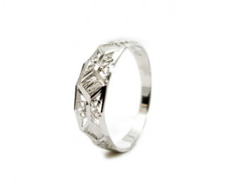 925 Silver Intricate Pattern Ring