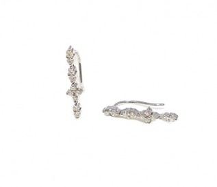 9k White Gold 0.34ct Diamond Earrings