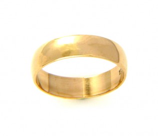 9k Yellow Gold 5mm Wedding Band